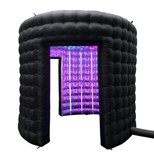 Inflatable LED enclosure for 360 photo booth