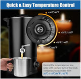 35L Double Walled Black Wax Melter for Candle Making