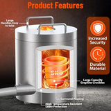 Propane Gas Metal Melting Furnace – 6KG, Up to 1200°C, High-Temperature Foundry Furnace for Copper, Aluminium, Brass, Bronze, Silver & Gold