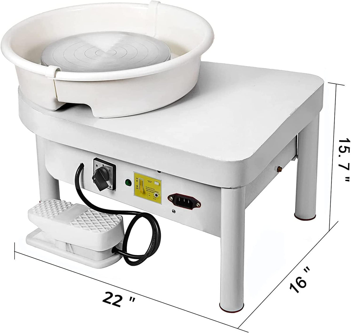 25cm 350W electric pottery wheel