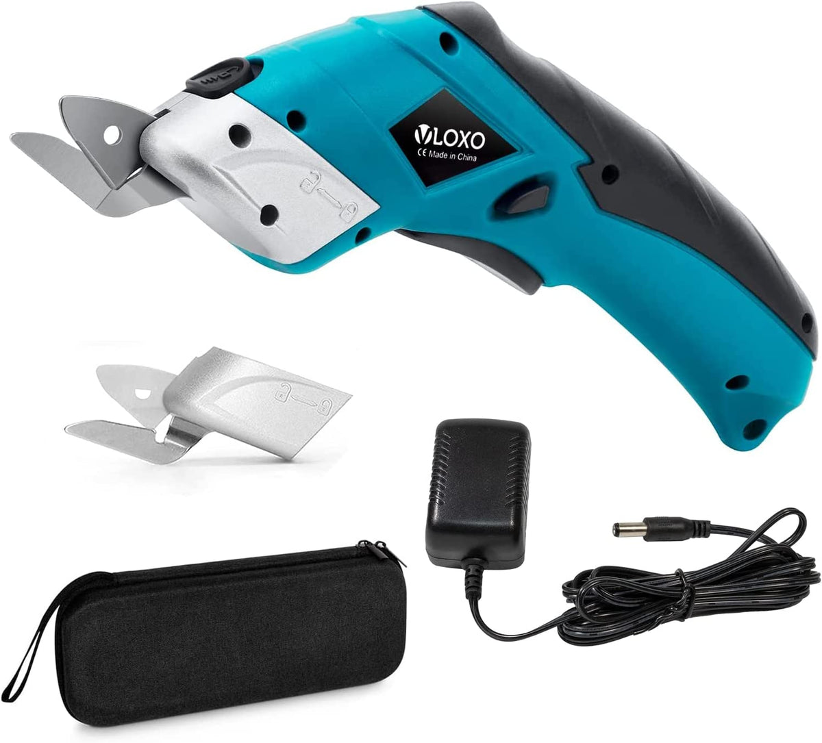 VLOXO cordless electric scissors with two cutting heads