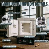 Jewellery Casting Muffle Furnace – 1500W, 1150°C