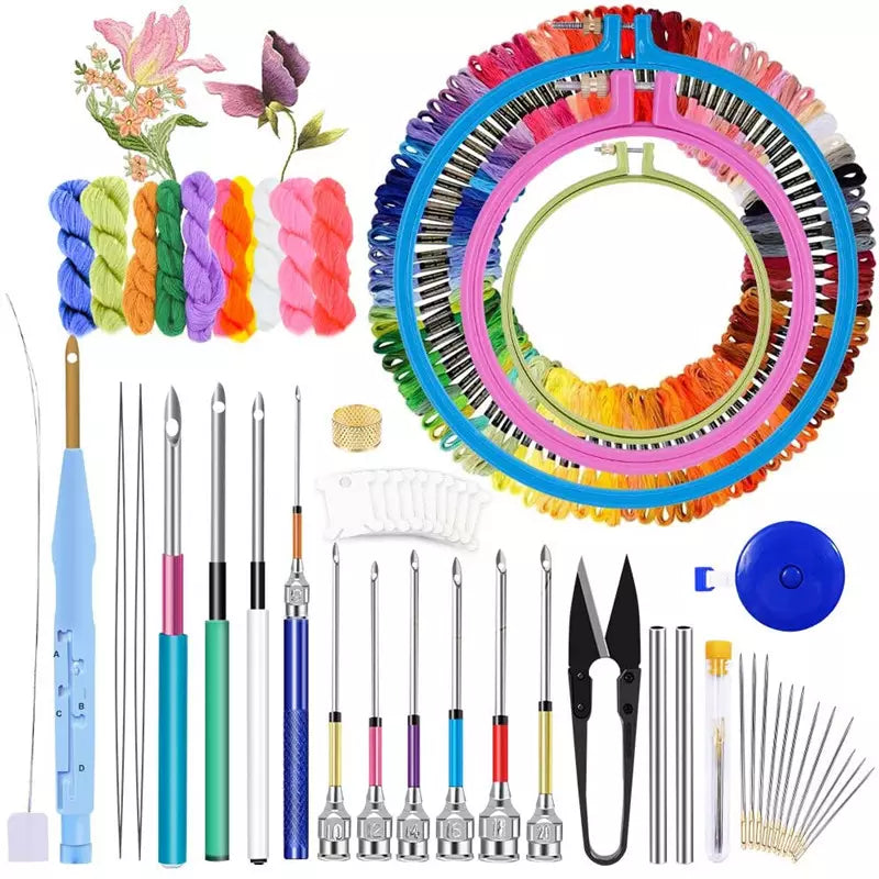 138-piece needle felting kit