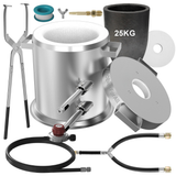 25kg propane metal melting furnace kit