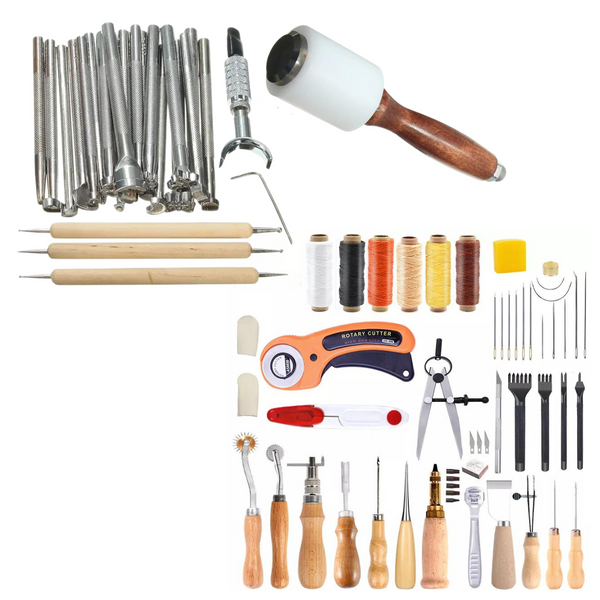 81 pce Leather Craft Tool Set - Great For Beginners & Professionals alike