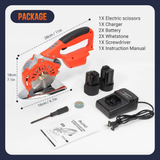 Vloxo Cordless Electric Direct Drive Rotary scissors with Rechargeable battery