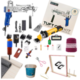 Hobbies For All Ultimate Tufting Kit (#3) - KRT 2IN1 Tufting Gun, Sheep Shear with Guide, Frame, Yarn & Tools