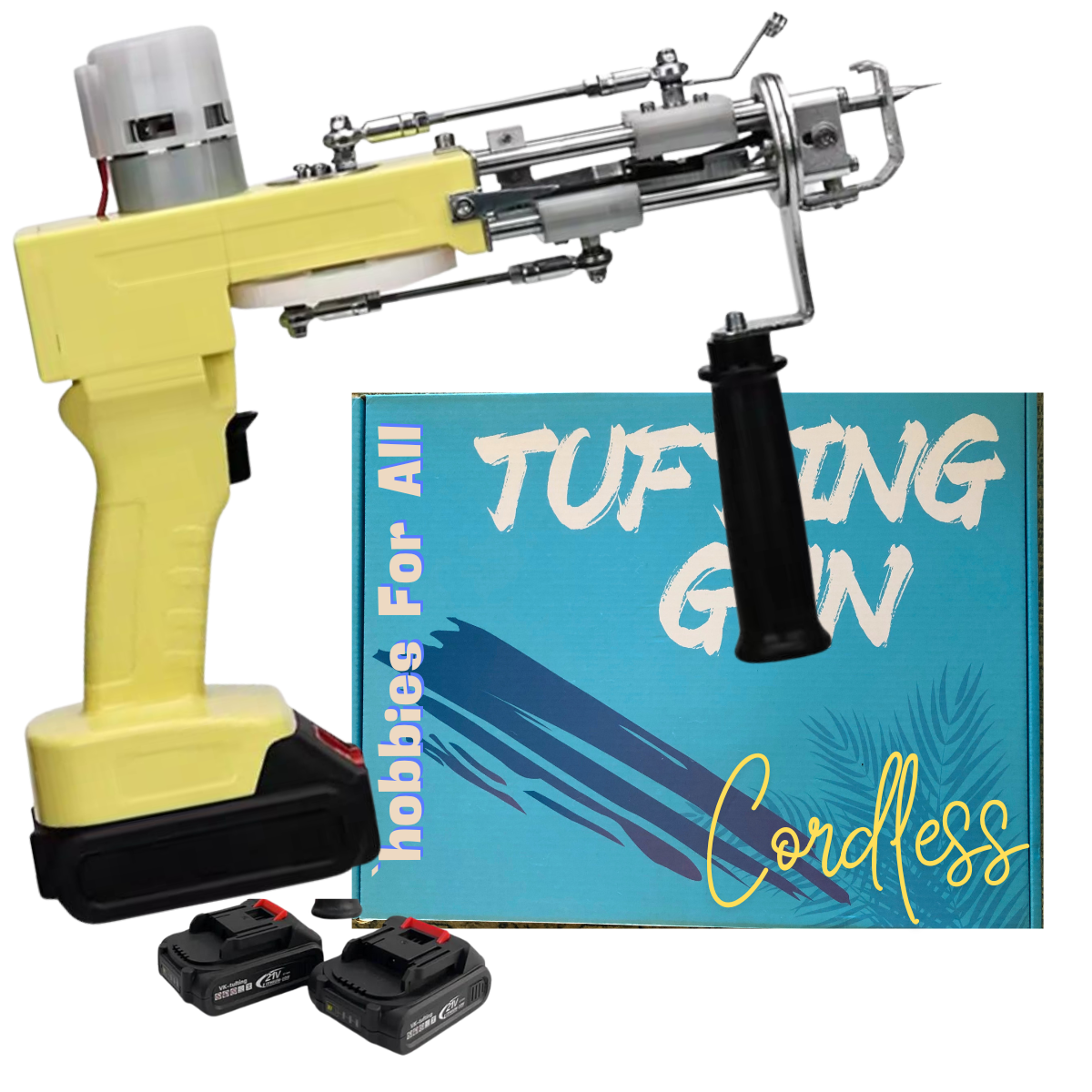 KRT cordless 2-in-1 tufting gun