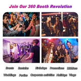 Slow Motion Rotating 360 Photo Booth 80cm & 100cm with Flight Case & Props