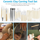 52Pcs Polymer Clay Tools Sculpting Tools Pottery Carving kit