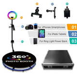 Slow Motion Rotating 360 Photo Booth 80cm & 100cm with Flight Case & Props