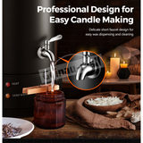 35L Double Walled Black Wax Melter for Candle Making