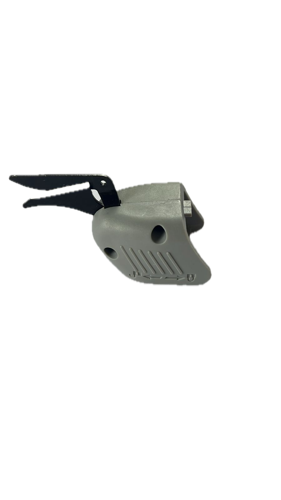 White replacement electric scissor head with blade