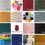 8-ply acrylic tufting yarn for rug making