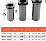 3kg Electric Melting Furnace Graphite Crucible