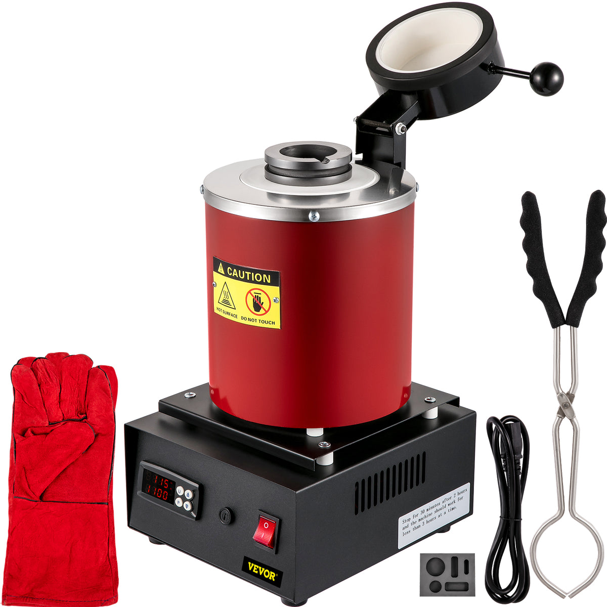 Electric metal melting furnace