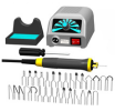 Professional pyrography pen kit with wire tips