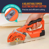 Vloxo Cordless Electric Direct Drive Rotary scissors with Rechargeable battery