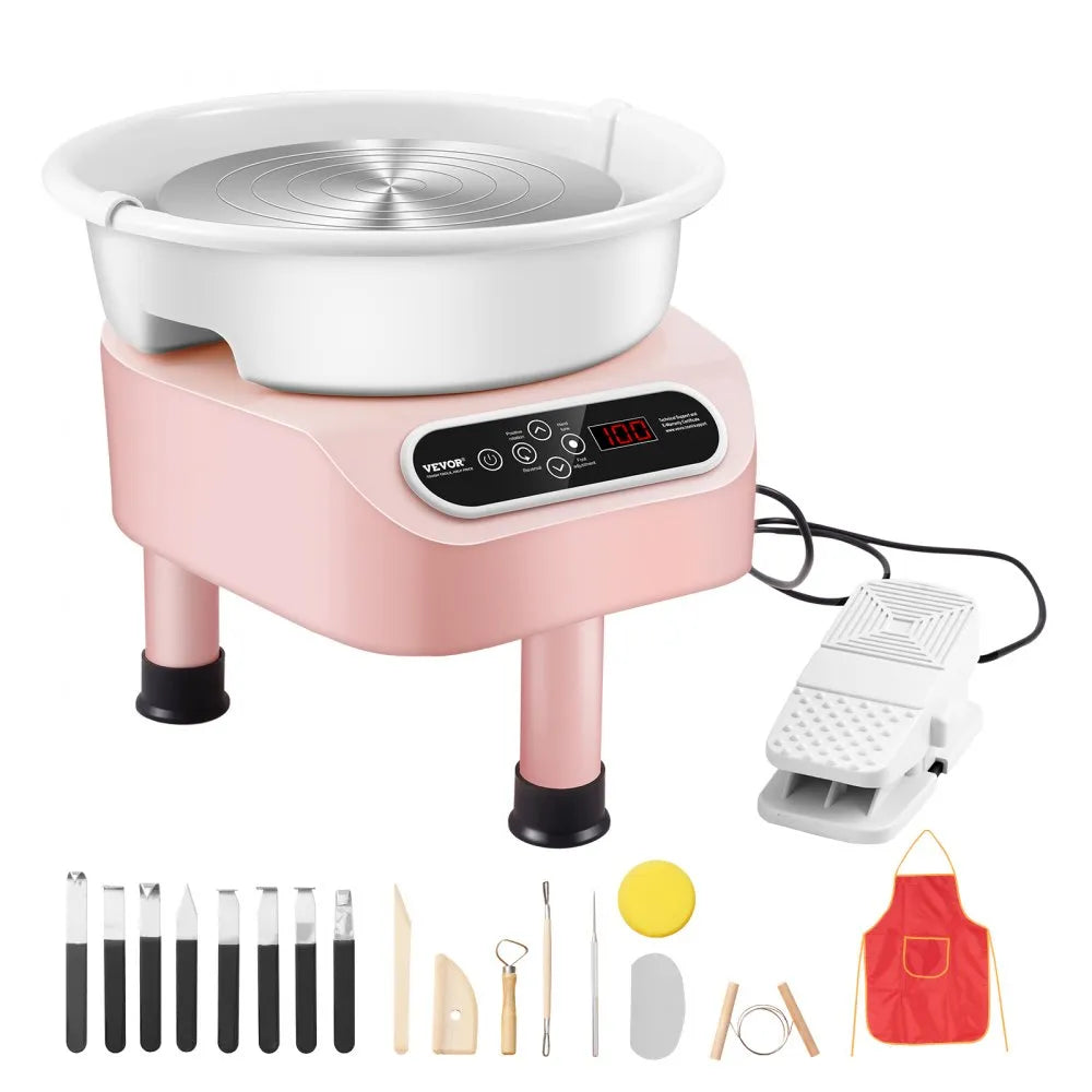 28cm 450W electric pottery wheel with LCD control