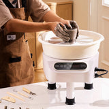 28cm 450W Electric Pottery Wheel with Foot Pedal & LCD Touch Screen – DEMO
