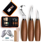 Ultimate Wood Sculpting Kit - Whittling kit plus Wood Burning Kit in one