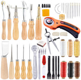 53-piece leather craft tool kit