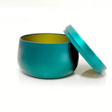 Tins for Candles, Candy, Jewellery Etc. 120ml, seamless tins with lids