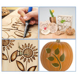 70 Pieces Wood Burning Pyrography Pen Kit