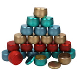 120ml metal candle tins with lids
