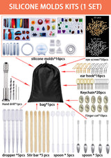 126 piece Epoxy Resin Kit Plus Silicone Wind Chime Mould