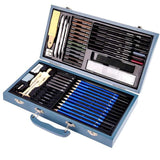 60 pieces Charcoal Drawing Sketch Set in a Wooden Case