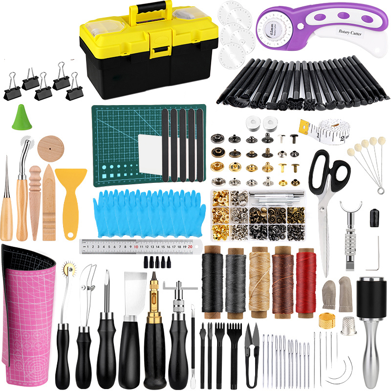 Professional leather working tool kit