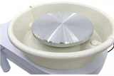 25cm Electric Pottery Wheel 350W – Adjustable Legs, Detachable Basin & Foot Pedal