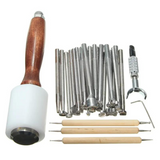 LeatherCraft Stamp Tool Kit for Leather Design