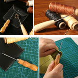Practical Leather Craft Tool Kit with 31 Quality Pieces