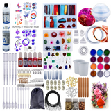 126-piece epoxy resin kit with wind chime mould