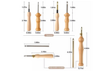 Wooden Handle Embroidery Pen Punch Needle Set